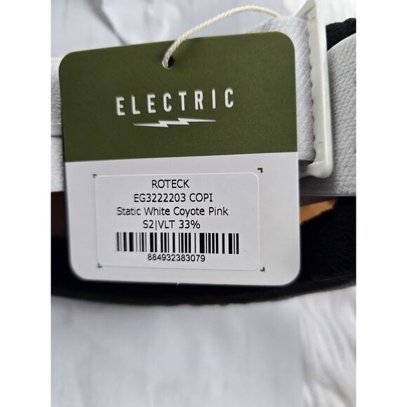 Electric Roteck BRAND NEW Snow Goggles Static White Coyote Pink - Picture 5 of 6